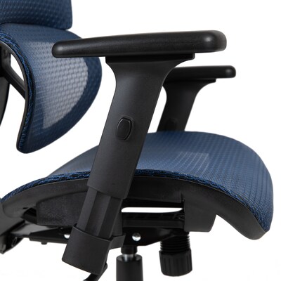 Flash Furniture LO Ergonomic Mesh Swivel Office Chair, Blue (HLC1388F1KBL)