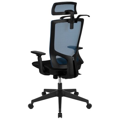 Flash Furniture Layla Ergonomic Mesh Swivel Office Chair, Blue/Black (H28091KYBL)