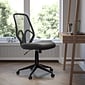 Flash Furniture Salerno Series Armless Ergonomic Mesh Swivel High Back Office Chair, Black (GOWY193A