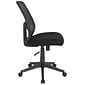 Flash Furniture Salerno Series Armless Ergonomic Mesh Swivel High Back Office Chair, Black (GOWY193ABK)