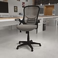 Flash Furniture Porter Ergonomic Mesh Swivel High Back Office Chair, Light Gray/Black (HL00161BKGY)