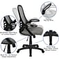 Flash Furniture Porter Ergonomic Mesh Swivel High Back Office Chair, Light Gray/Black (HL00161BKGY)