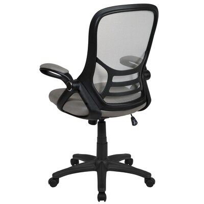 Flash Furniture Porter Ergonomic Mesh Swivel High Back Office Chair, Light Gray/Black (HL00161BKGY)