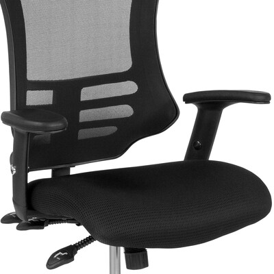 Flash Furniture Waylon Ergonomic Mesh Swivel High Back Executive Office Chair, Black (BLLB8817)