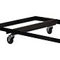 Flash Furniture Steel Folding Table Dolly For Rectangular Folding Tables, Black