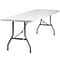 Flash Furniture Kathryn Folding Table, 96 x 30, Granite White (RB3096)