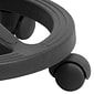 Flash Furniture Fabric Ergonomic Stool With Foot Ring, Black (WL905DG)