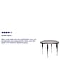 Flash Furniture Wren 48'' Round Activity Table, Height Adjustable, Gray (XUA48RNDGYHA)