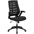 Flash Furniture Kale Ergonomic Mesh Swivel High Back Executive Office Chair, Black (BLZP809BK)