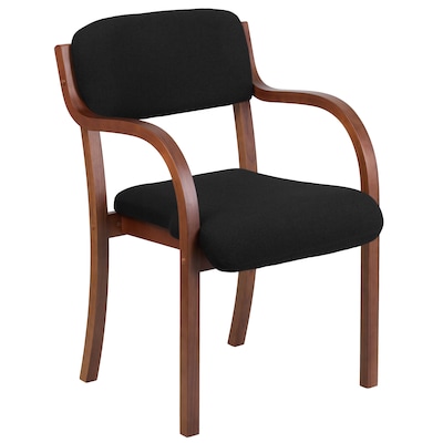 Flash Furniture Fabric Guest Chair, Walnut/Black (SD2052AWAL)
