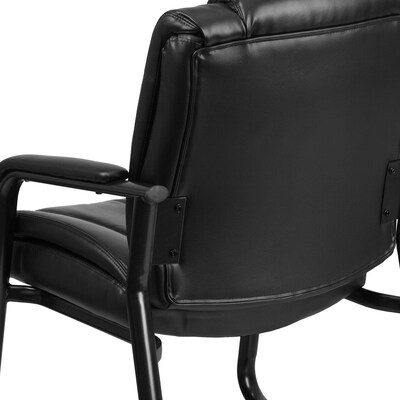 Flash Furniture Leather Guest Chair, Black (GO2138)