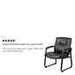 Flash Furniture HERCULES Faux Leather Reception Chair, Black (GO2136)