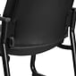 Flash Furniture HERCULES Faux Leather Reception Chair, Black (GO2136)