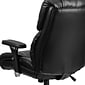 Flash Furniture HERCULES Series LeatherSoft Swivel 24/7 Intensive Use Big & Tall Executive Office Chair, Black (GO2149LEA)