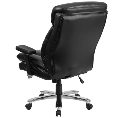 Flash Furniture HERCULES Series Ergonomic LeatherSoft Swivel 24/7 Intensive Use Big & Tall Office Chair, Black (GO2085LEA)