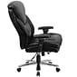 Flash Furniture HERCULES Series Ergonomic LeatherSoft Swivel 24/7 Intensive Use Big & Tall Office Chair, Black (GO2085LEA)