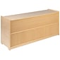 Flash Furniture 24"H x 48"L Wooden 5 Section School Classroom Storage Cabinet, Natural (MKSTRG006)