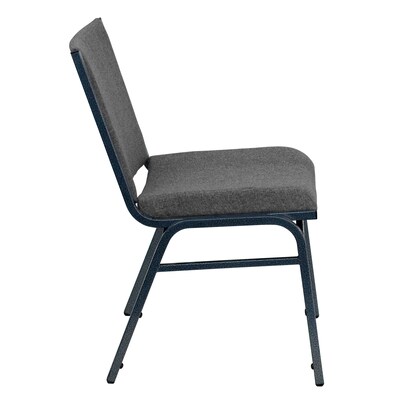 Flash Furniture HERCULES Series Fabric Stack Chair, Gray (XU60153GY)