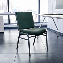 Flash Furniture HERCULES 3 Thick Padded Stack Chairs, Dark Green