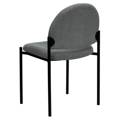 Flash Furniture Tania Fabric Stackable Side Reception Chair, Gray (BT5151GY)