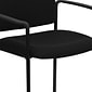 Flash Furniture Tiffany Fabric Stackable Side Reception Chair with Arms, Black (BT5161BK)