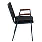 Flash Furniture HERCULES 3'' Thick Padded Stack Chairs W/Arms (XU60154BK)