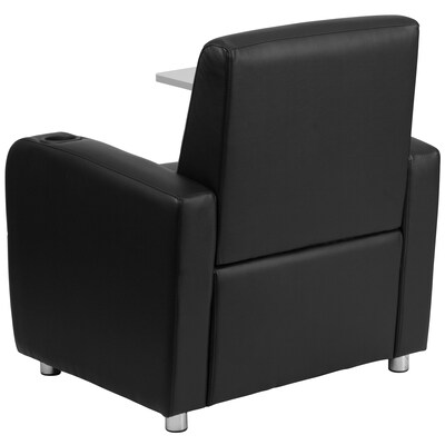 Flash Furniture Leather Guest Chair, Black (BT8217BK)