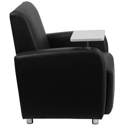 Flash Furniture Leather Guest Chair, Black (BT8217BK)