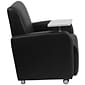 Flash Furniture Leather Guest Chair, Black (BT8217BKCS)