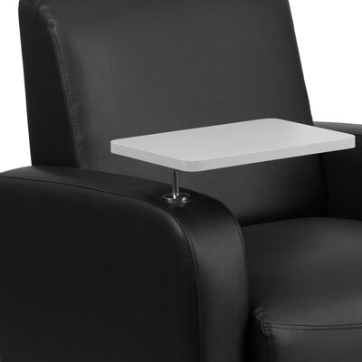 Flash Furniture Leather Guest Chair, Black (BT8217BKCS)