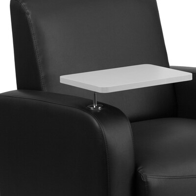 Flash Furniture Leather Guest Chair, Black (BT8217BKCS)