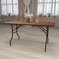 Flash Furniture Gael Folding Table, 60" x 30", Natural (YTWTFT30X60TBL)