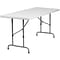 Flash Furniture Folding Table, 72 x 30, Granite White (RB-3072ADJ-GG)