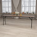 Flash Furniture Gael Training Room Table, 96 x 18, Natural Wood Grain (YTWTFT18X96TBL)