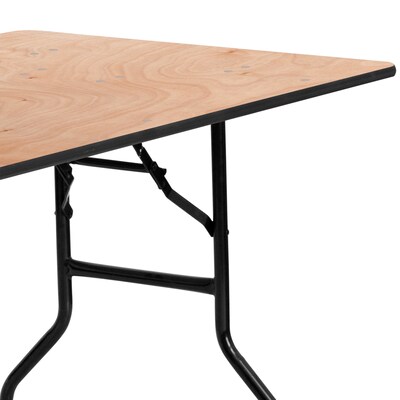 Flash Furniture Gael Folding Table, 60" x 30", Natural (YTWTFT30X60TBL)