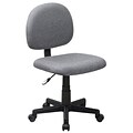 Flash Furniture Wayne Armless Fabric Swivel Mid-Back Task Office Chair, Gray (BT660GY)