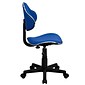 Flash Furniture Fabric Ergonomic Task Chairs With Chrome Metal Band Accent (BT699BLUE)