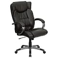 Flash Furniture Hansel Ergonomic LeatherSoft Swivel High Back Executive Office Chair, Espresso Brown (BT9088BRN)
