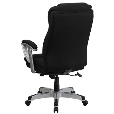 Flash Furniture HERCULES Series Fabric Swivel Big & Tall Executive Office Chair, Black (GO1534BKFAB)