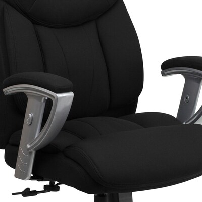 Flash Furniture HERCULES Series Fabric Swivel Big & Tall Executive Office Chair, Black (GO1534BKFAB)