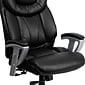 Flash Furniture HERCULES Series LeatherSoft Swivel Big & Tall Executive Office Chair, Black (GO1534BKLEA)