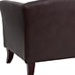 Flash Furniture HERCULES Imperial Series 52" LeatherSoft Loveseat, Brown (1112BN)