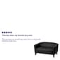 Flash Furniture HERCULES Imperial Series 52" LeatherSoft Loveseat, Black (1112BK)