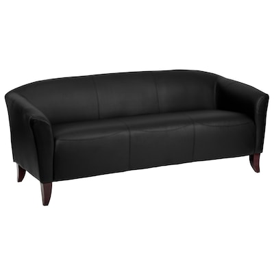 Flash Furniture HERCULES Imperial Series 72.75 LeatherSoft Sofa, Black (1113BK)