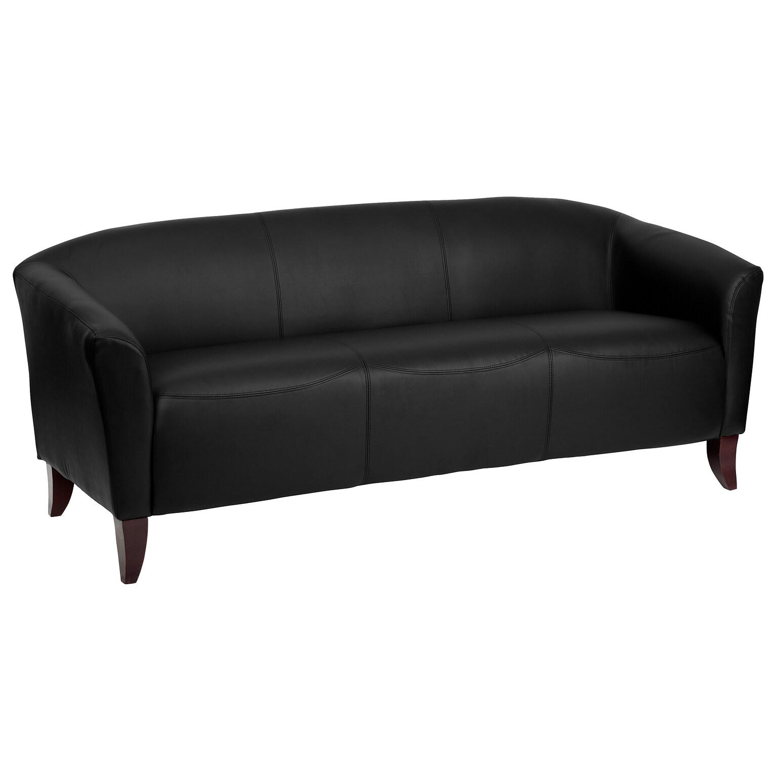 Flash Furniture HERCULES Imperial Series 72.75 LeatherSoft Sofa, Black (1113BK)