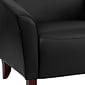 Flash Furniture HERCULES Imperial Series 72.75" LeatherSoft Sofa, Black (1113BK)