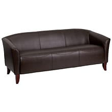 Flash Furniture HERCULES Imperial Series 72.75 LeatherSoft Sofa, Brown (1113BN)