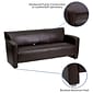 Flash Furniture HERCULES Majesty Series 68.5" LeatherSoft Sofa, Brown (2223BN)