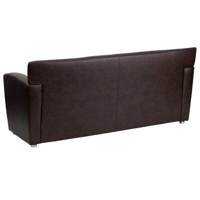 Flash Furniture HERCULES Majesty Series 68.5" LeatherSoft Sofa, Brown (2223BN)