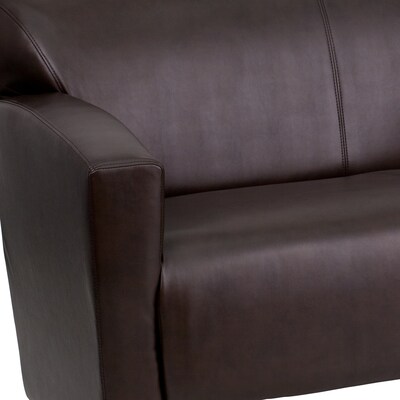 Flash Furniture HERCULES Majesty Series 68.5" LeatherSoft Sofa, Brown (2223BN)